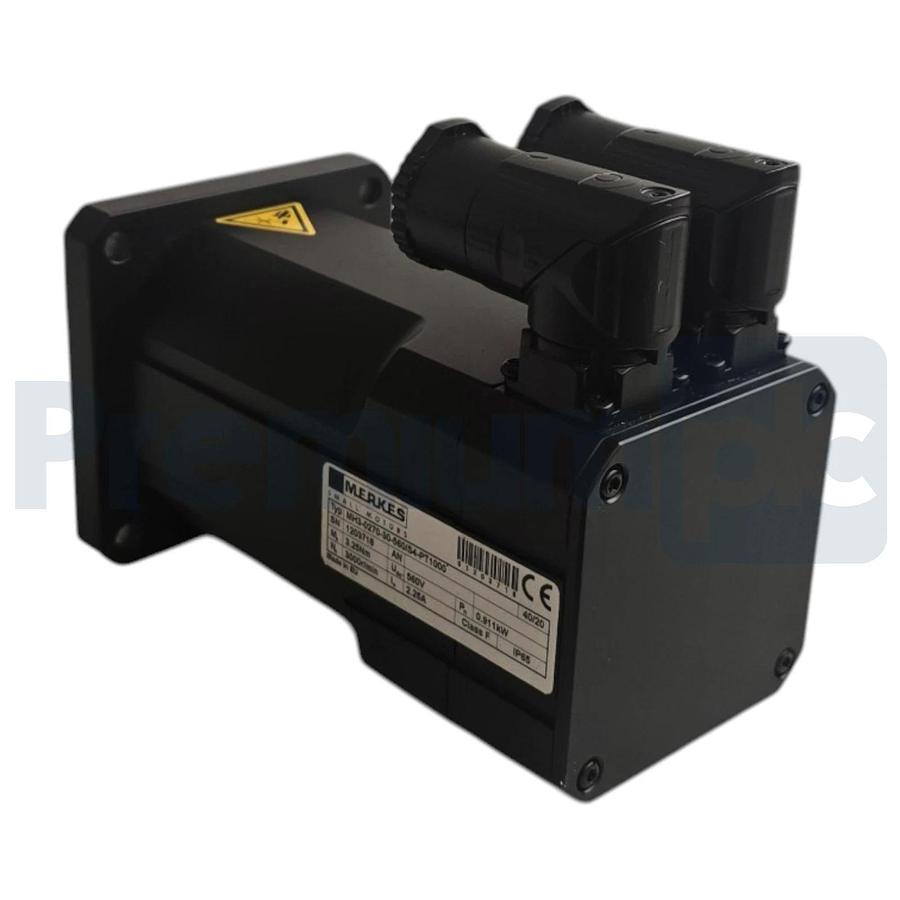 Merkes MH3-0270-30-560/S4-PT1000 AC Servo Motor 560VDC 3000RPM 0.911kW NSNP