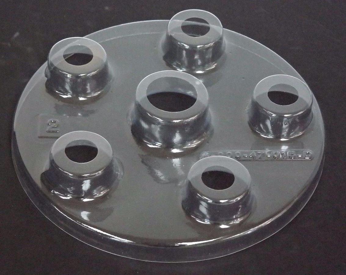Used LOT OF 5 KRONES 8-000-47-015D SHIELD CARROUSEL 5 SEC BASE COVERS 800047015D