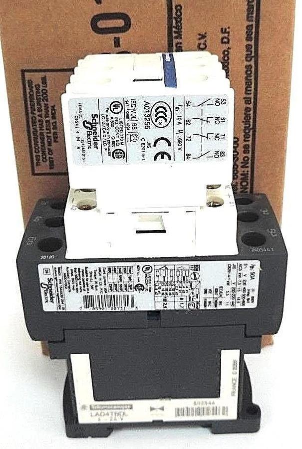 Used NIB TELEMECANIQUE LC1D32REQ3826G10 CONTACTOR 575VAC 32AMP IEC +OPTIONS