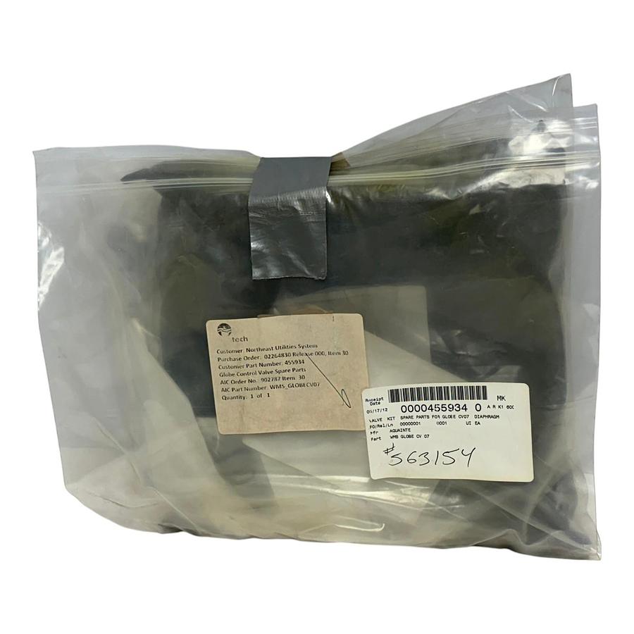 Used Aquainte WMS Globe CV 07 Control Valve Kit Replacement Diaphragm 0000455934