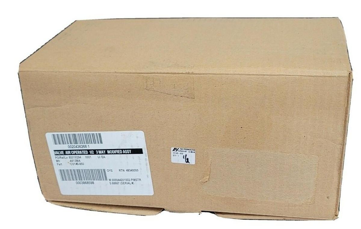 NIB AUTOMATIC VALVE COMPANY C5140-850 AIR OPERATED VALVE 1/2'' 3WAY