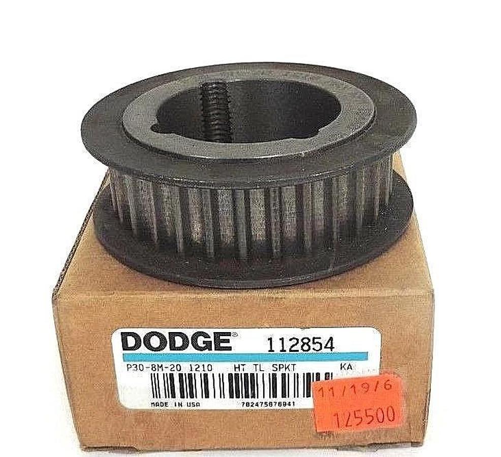 Used NIB DODGE P30-8M-20 1210 HT TL SPROCKET 112854, P308M20