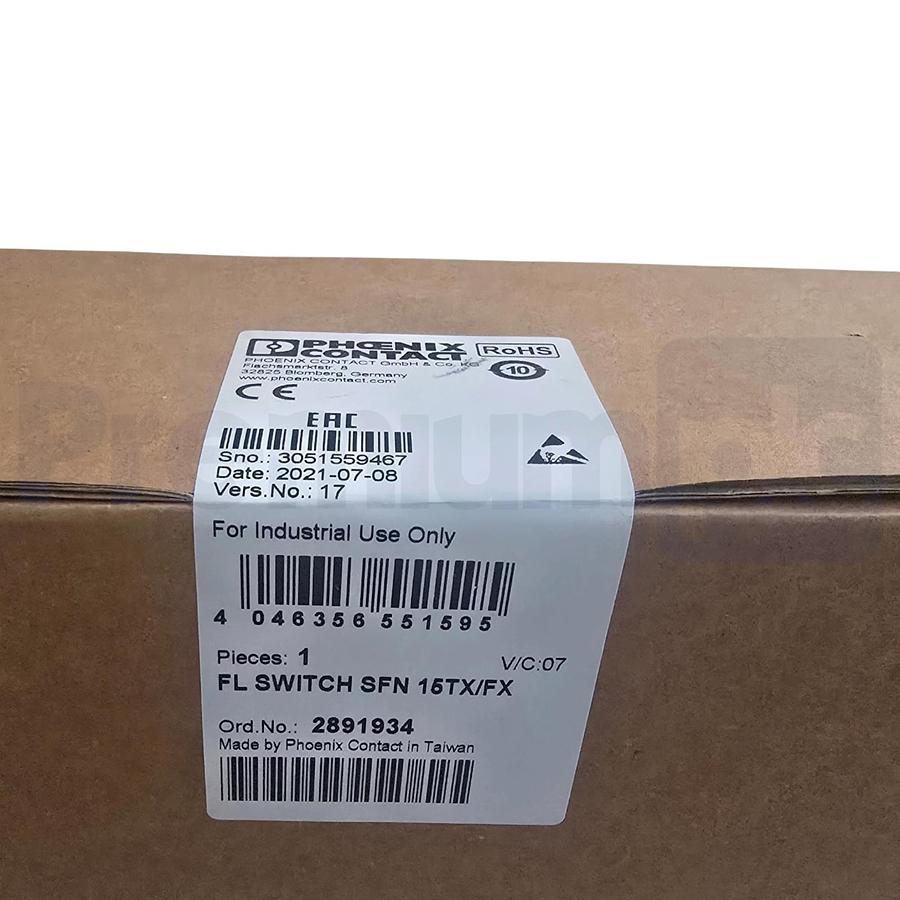 Phoenix Contact 2891934 FL SWITCH SFN 15TX/FX Industrial Ethernet Switch NSMP