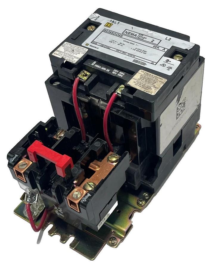 Used SQUARE D 8536SDO1V01 NEMA Size 2 Ser. A Magnetic Motor Starter COIL