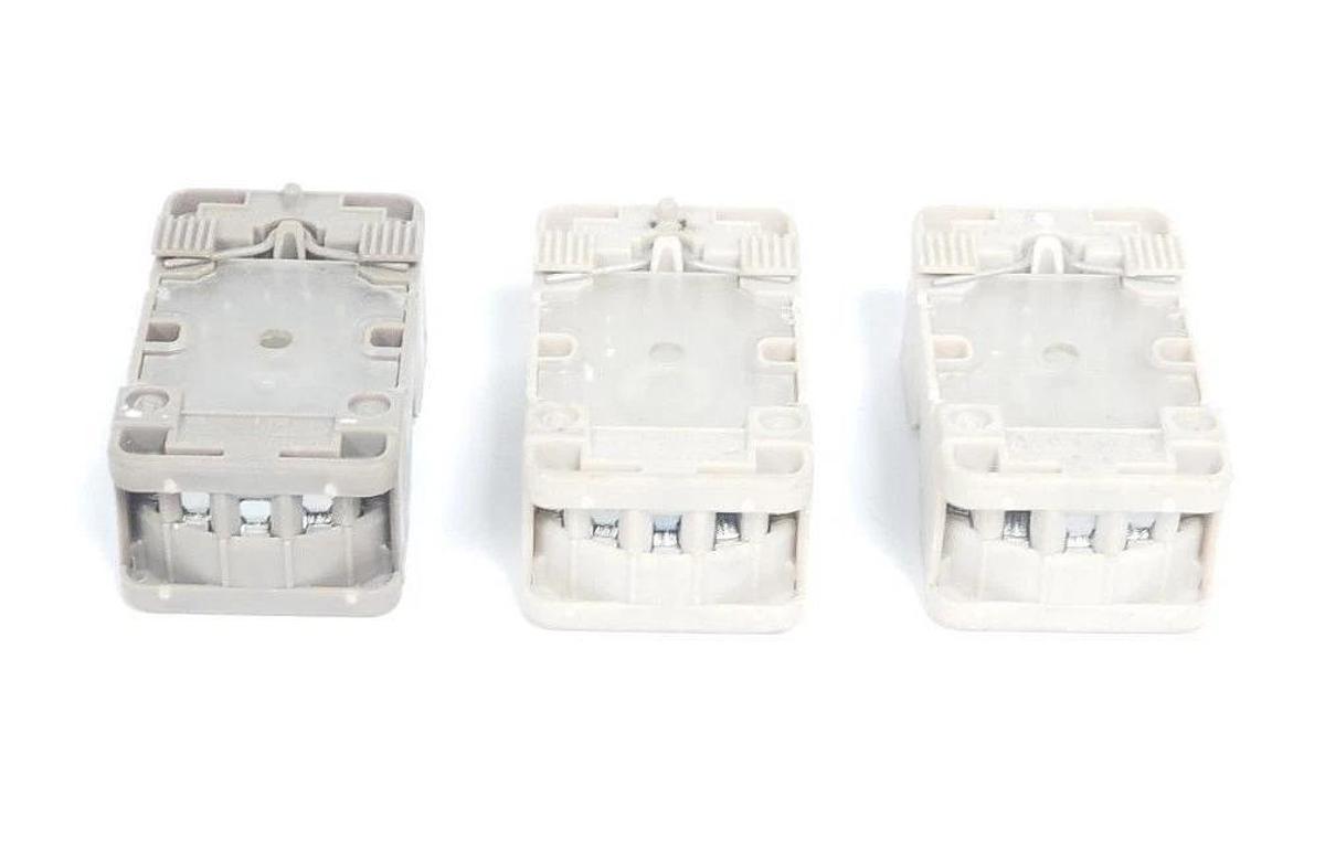 Used LOT OF 3 ALLEN BRADLEY 700-HN101 SER. A RELAY SOCKETS 11-PIN, 700HN101, 10A