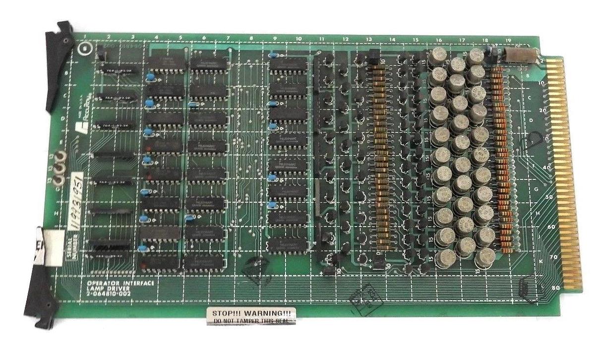 Used ACCURAY 2-064810-002 OPERATOR INTERFACE LAMP DRIVER 2064810002