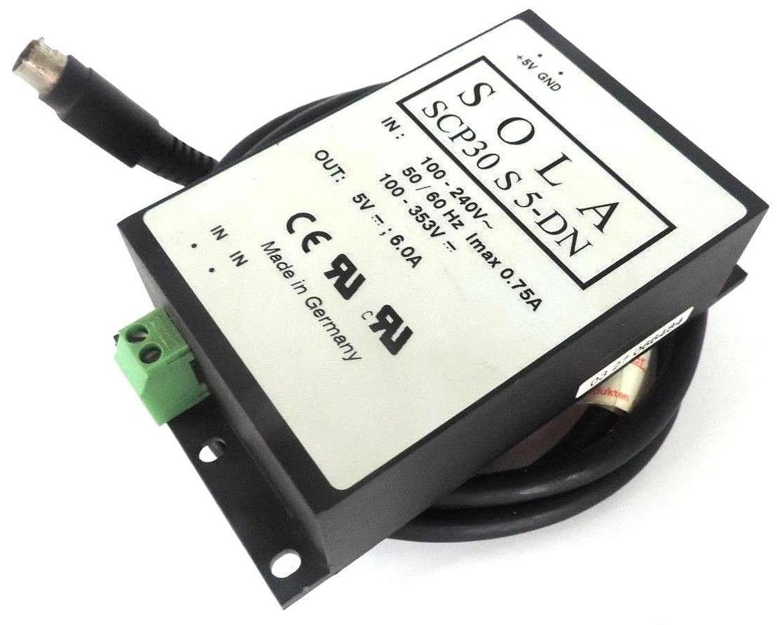 Used SOLA SCP30 S 5-DN POWER SUPPLY SCP30-S-5-DN