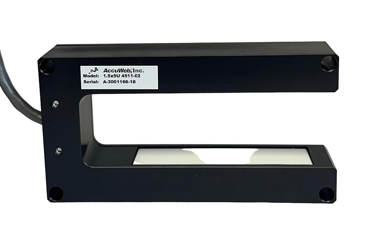Used AccuWeb INC 1.5x5U 4511-02 / 451102 WIDE ARRAY EDGE DETECTOR SENSOR NSNP