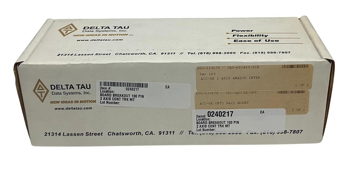 DELTA TAU PMAC-2 ACC8E / 602469-103 2-AXIS ANALOG INTERFACE BREAKOUT ACC-8E NSMP