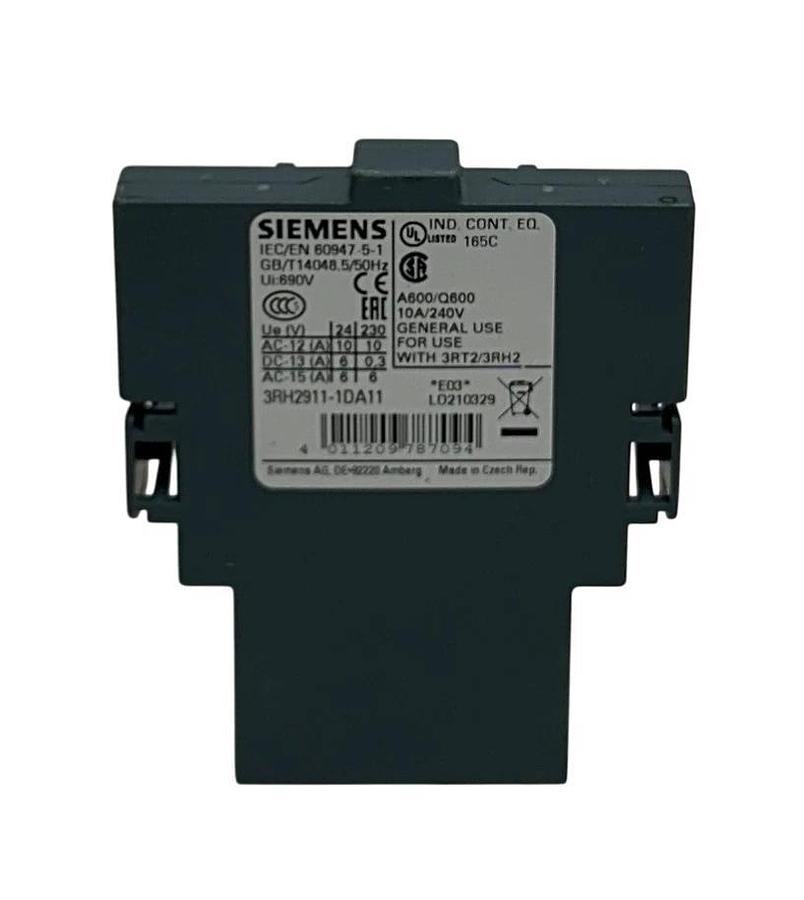 SIEMENS 3RH2911-1DA11 / 3RH29111DA11 OEM AUXILIARY SWITCH CONTACT BLOCK NSMP