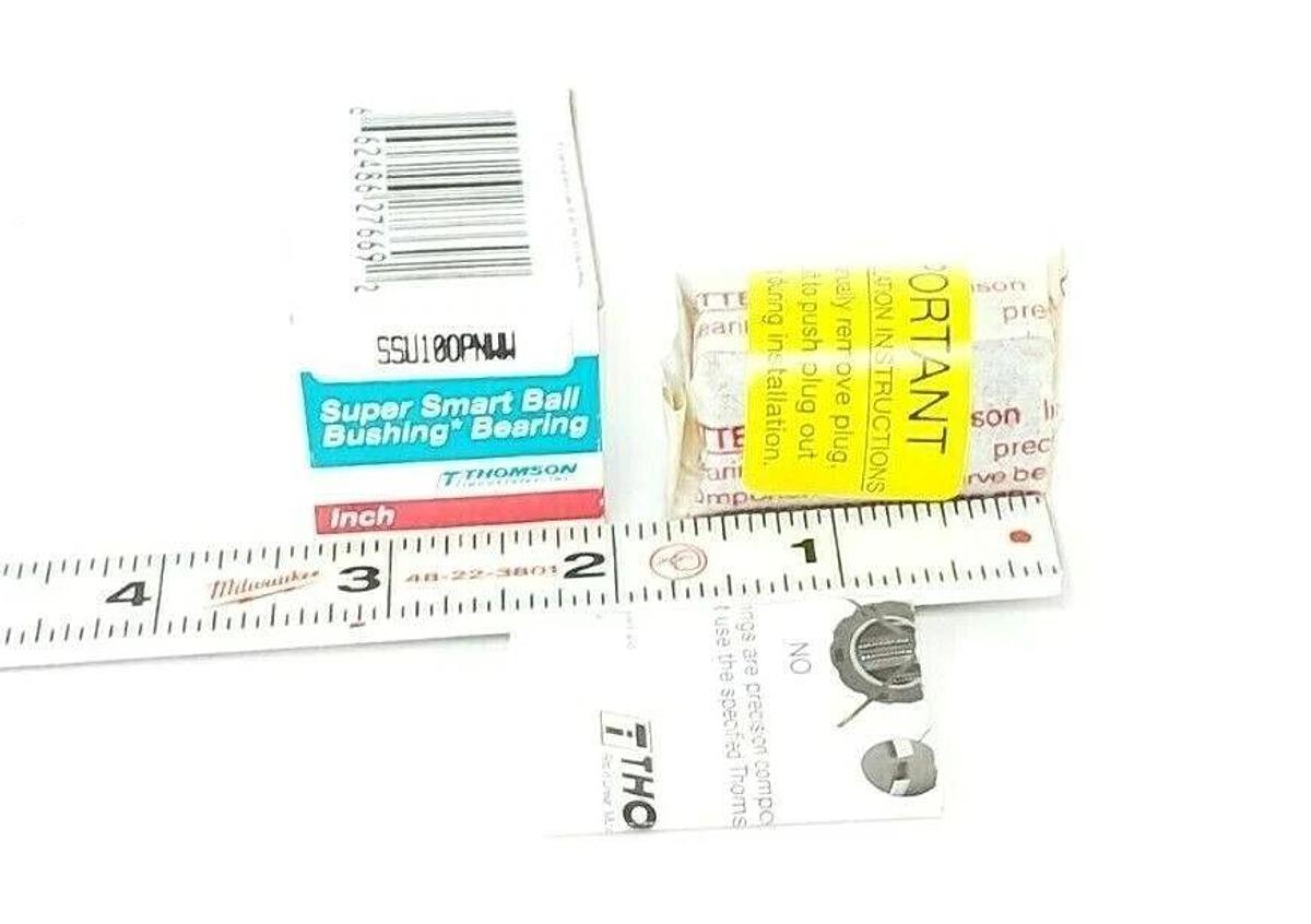 Used NIB THOMSON SSU10OPNWW SUPER SMART BALL BUSHING BEARING