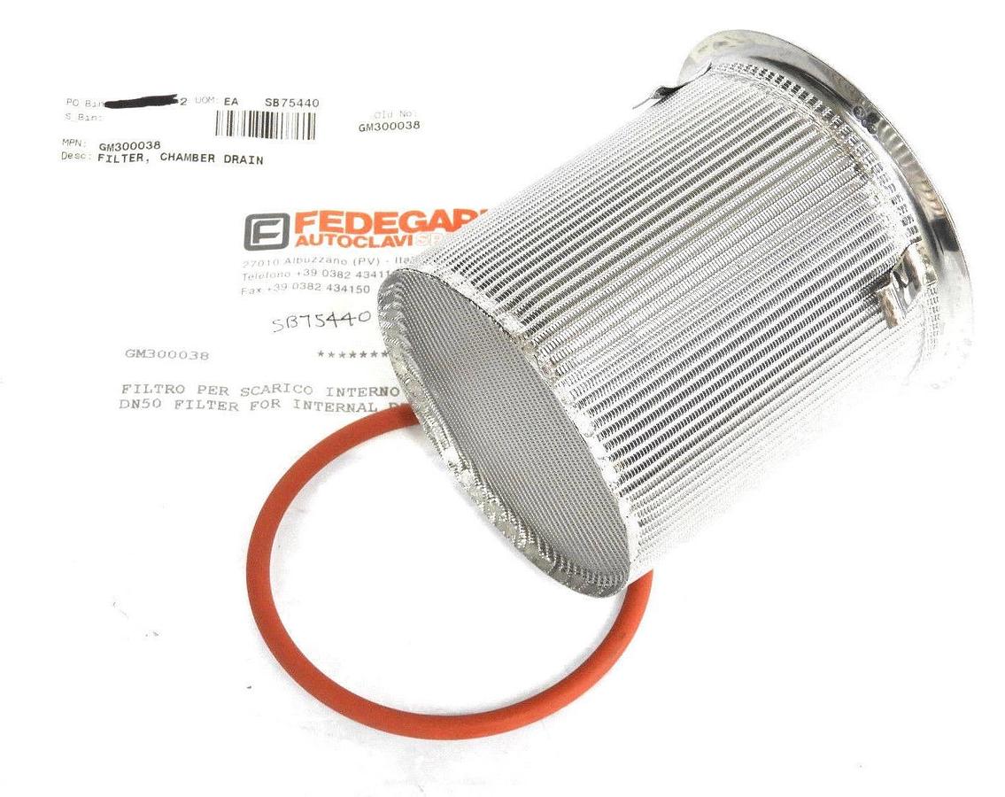 Used NEW FEDEGARI GM300038 INTERNAL CHAMBER DRAIN FILTER DN50