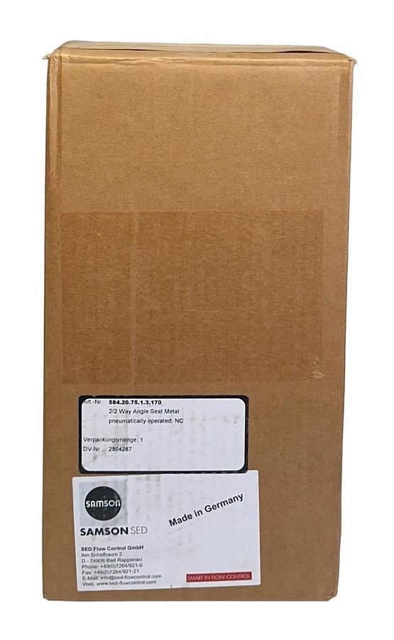 SAMSON 584.20.75.1.3.170 / 2804287 ANGLE SEAT VALVE 2/2 WAY PNEUMATIC NSMP