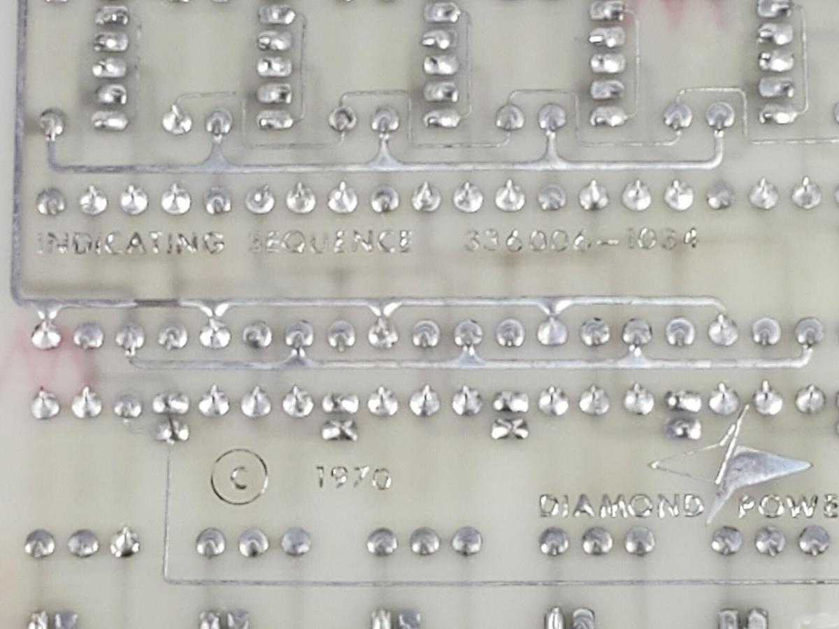 Used NEW DIAMOND POWER 336006-1034 INDICATING SEQUENCE BOARD REV. H 3360061034