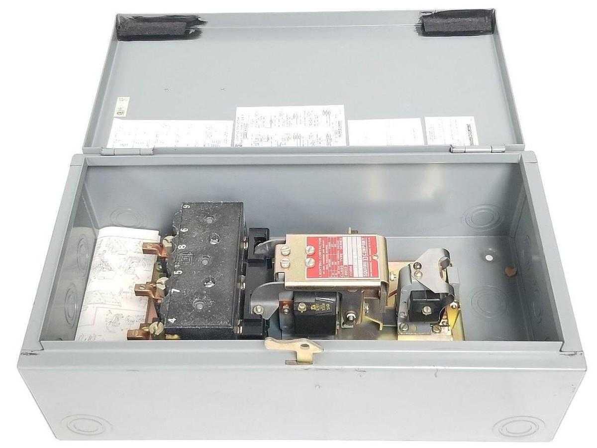 Used NEW SQUARE D CLASS 8903 TYPE PG 11 SERIES A AC LIGHTING CONTACTOR ASSY 8903PG11