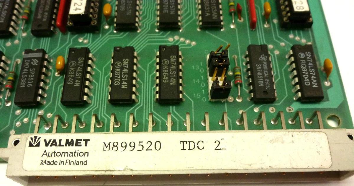 Used VALMET AUTOMATION M899520 TDC-2 MODULE KONE 920140