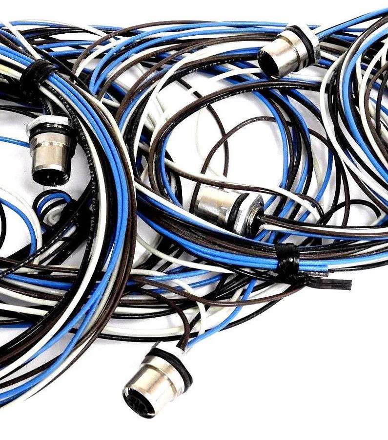Used LOT OF 7 NEW MOLEX 84907-000 WIRE RECEPTACLE 4PIN FEMALE CONNECTORS 84907000