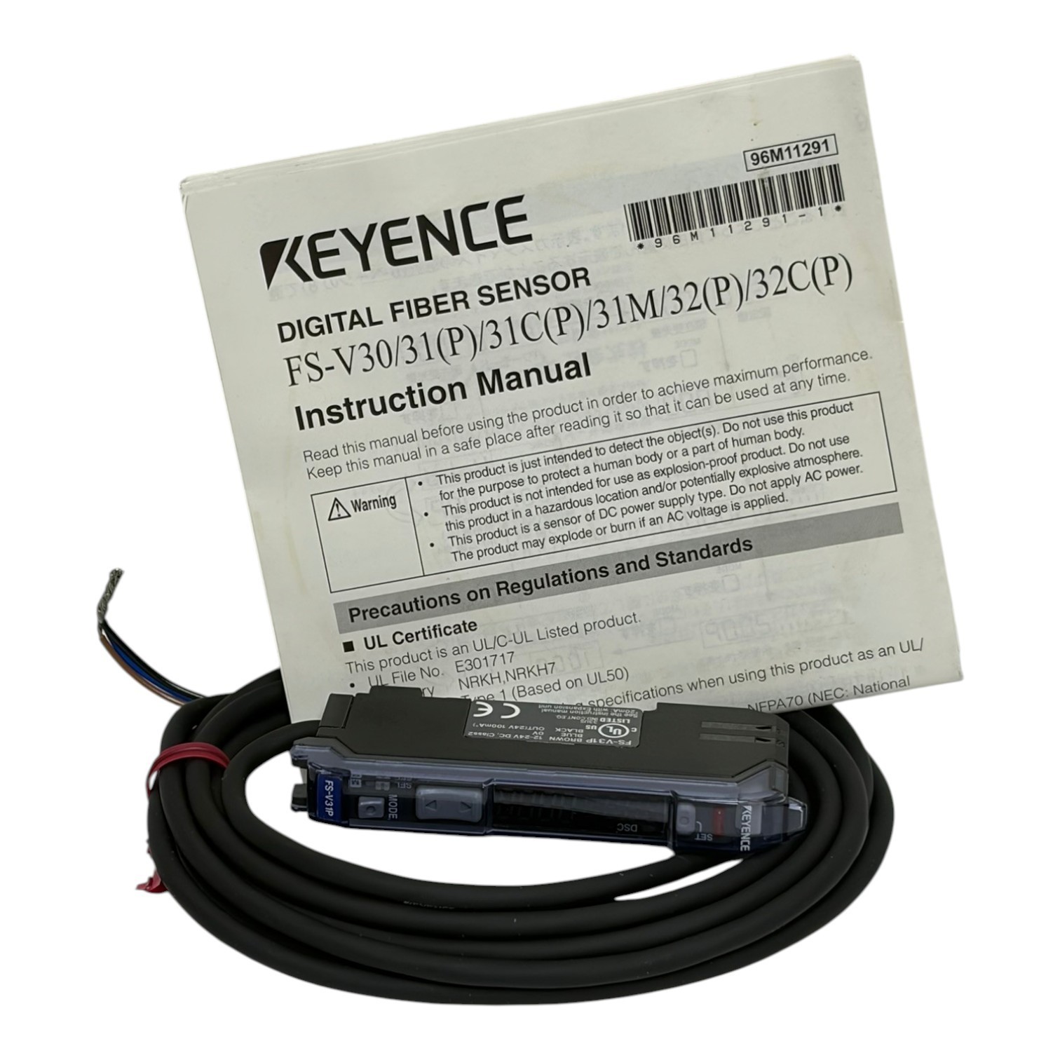 Used Keyence FS-V31P Digital Fiber Optic Sensor Amplifier Main Unit PNP New