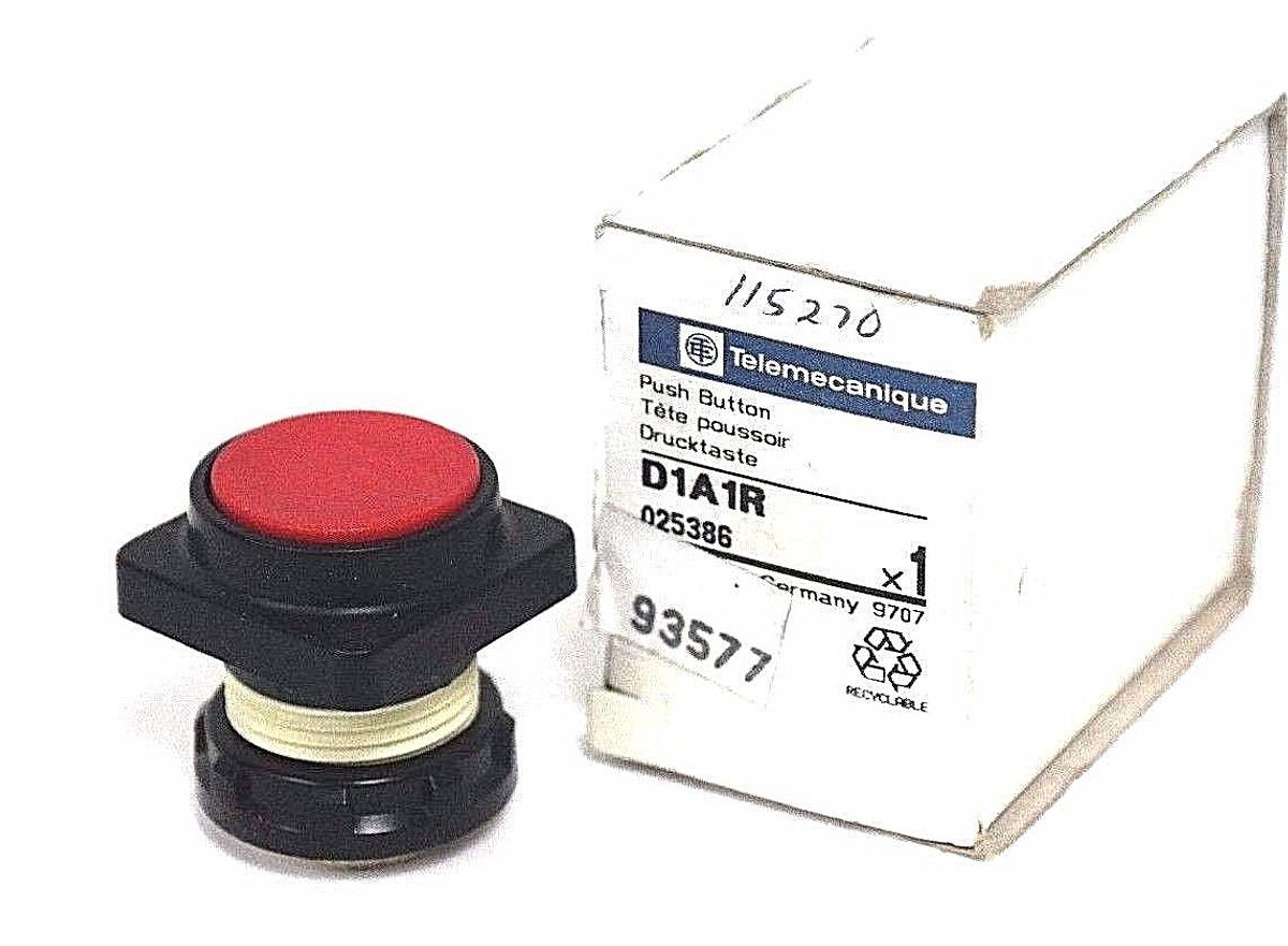 Used NIB TELEMECANIQUE D1A1R PUSH BUTTON