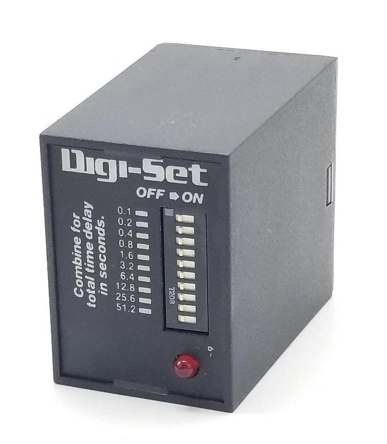 Used SSAC TDML120AL TIME DELAY RELAY DIGI-SET 8 PIN, 120 VAC, 2693B
