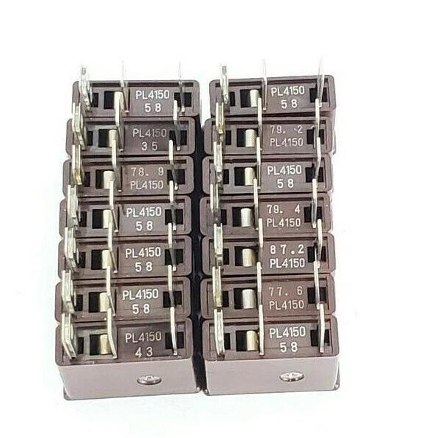 LOT OF 14 NEW DAITO PL4150 ALARM FUSES SERIES PL4 FAST ACTING BROWN 15AMP