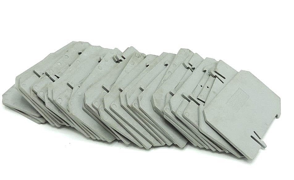 Used LOT OF 35 NEW PHOENIX CONTACT ATP-ZFK6 PLATE PARTITION GRAY ATPZFK6