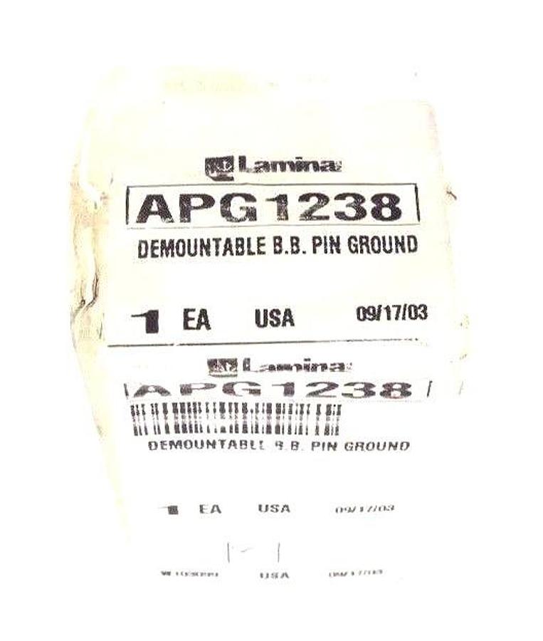 Used NEW LAMINA APG1238 PIN GROUND WITH BEARINGS