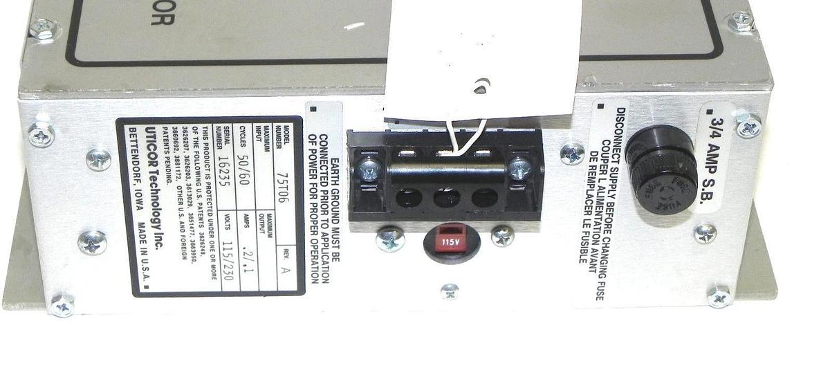 NEW UTICOR 75T06 DIRECTOR 4001 PROCESSOR MODEL 2 REV. A