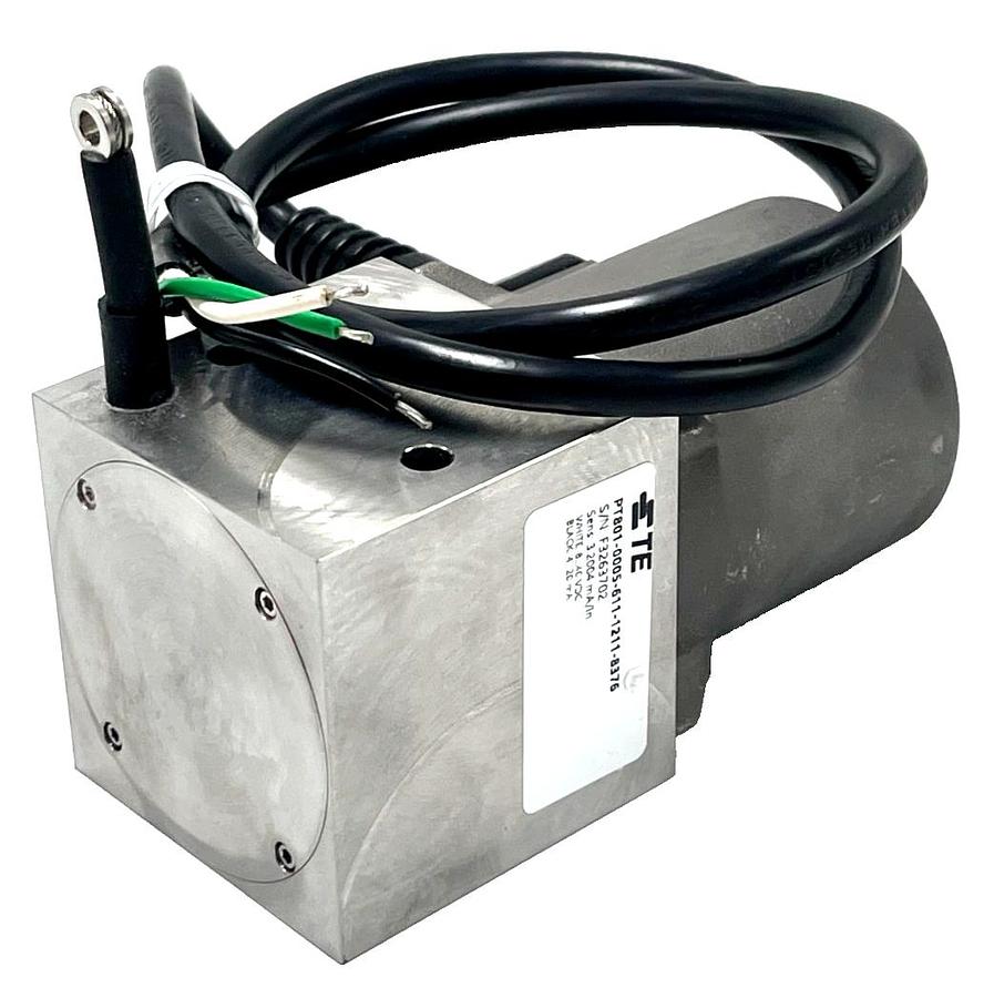 Used TE CONNECTIVITY PT801-0005-611-1211-8376 POSITION TRANSDUCER 5", 3.2004 mA/ln