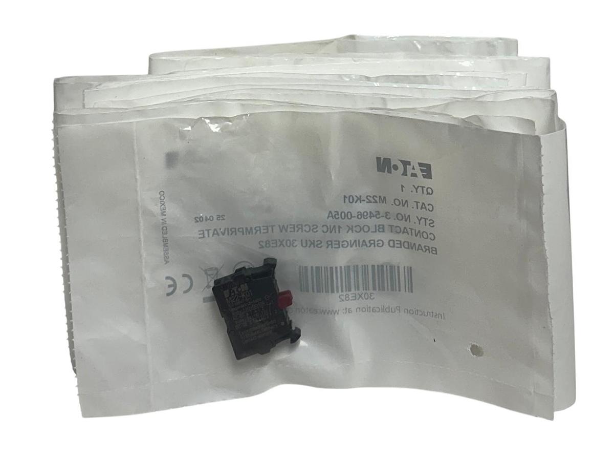 19 EATON M22-K01 / 3-5496-005A CONTACT BLOCKS 1NC AC/DC RMQ TITAN 30XE82 NSFS