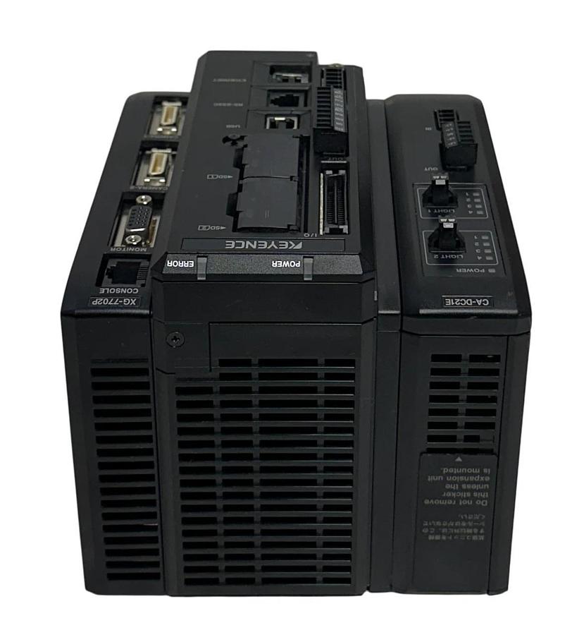 Used KEYENCE XG-7702P / CA-DC21E MULTI-CAMERA IMAGING SYSTEM CONTROLLER EtherNet USNP
