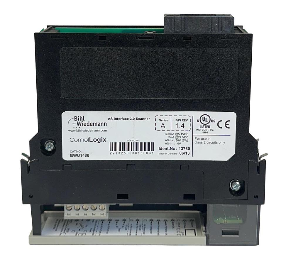 BIHL+WIEDEMANN BWU1488 /A ControlLogix AS-Interface 3.0 SCANNER 13760 NSMP
