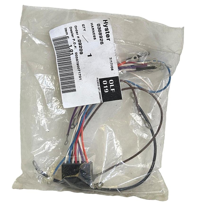 Used NEW HYSTER 0368926 / HY0368926 WIRING HARNESS FOR FORKLIFT