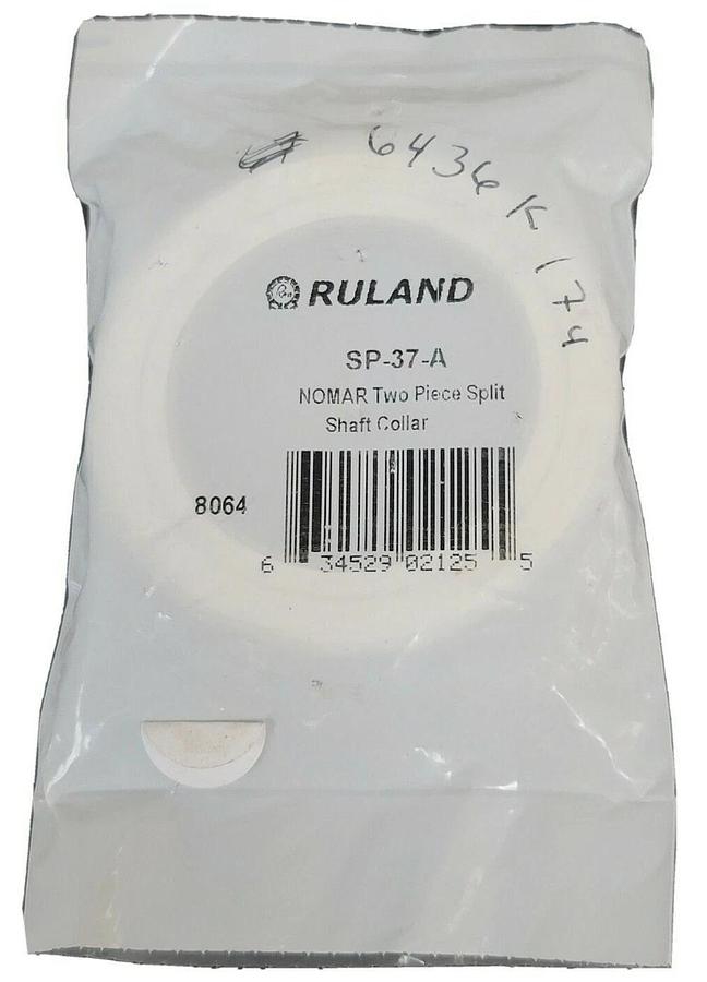 Used NEW RULAND SP-37-A NOMAR TWO PIECE SPLIT SHAFT COLLAR SP37A