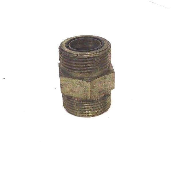 Used LOT OF 11 NEW PARKER 316 SS O RING SEAL UNION FITTINGS 1-7/16" MALE NPT CONN.