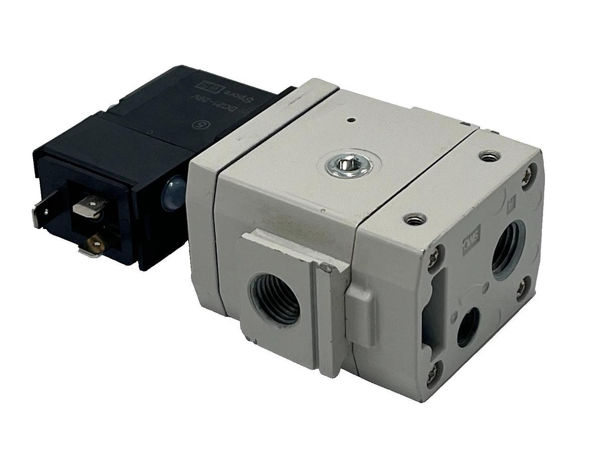 SMC AV2000-N02-5DZ-X260 Soft Start-Up Valve 1/4" NPT 24VDC White Body NSNP