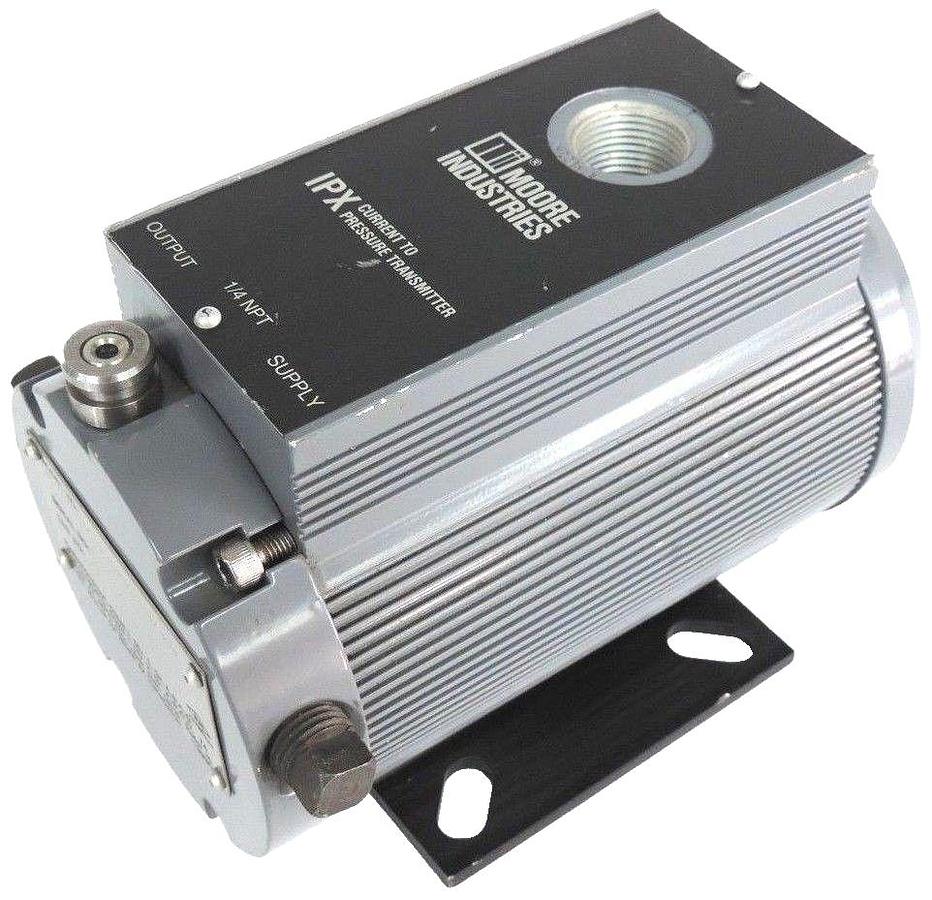 Used MOORE CURRENT TO PRESSURE TRANSMITTER IPX/4-20MA/3-15PSIG/20PSI/20PSI/-PTJ/[EXI]