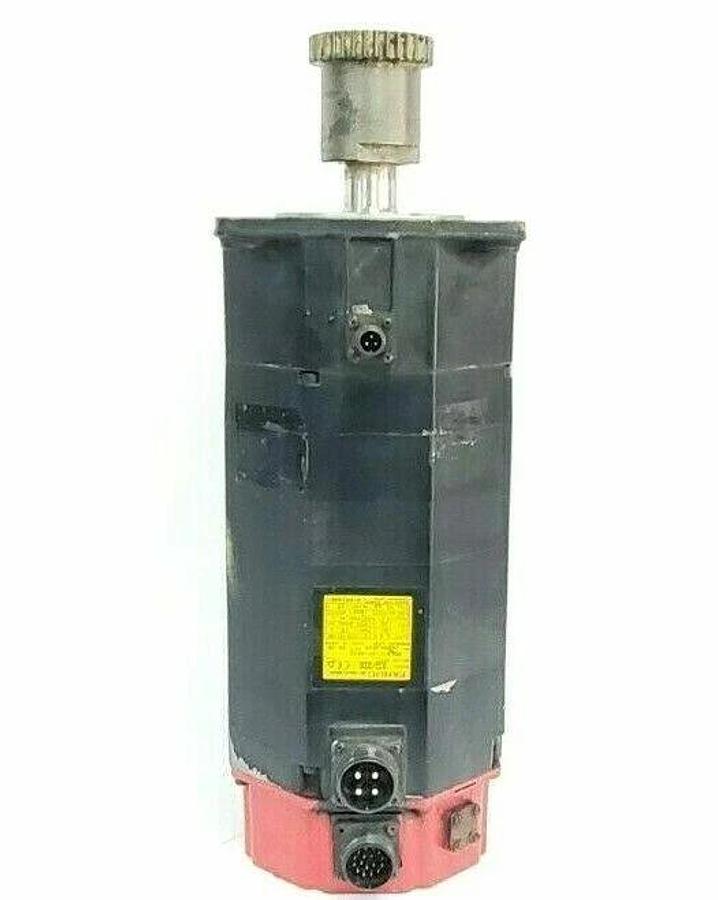 Used FANUC MODEL A22/2000 AC SERVO MOTOR A06B-0147-B675 2000RPM, 3.8KW, 157V, 15A