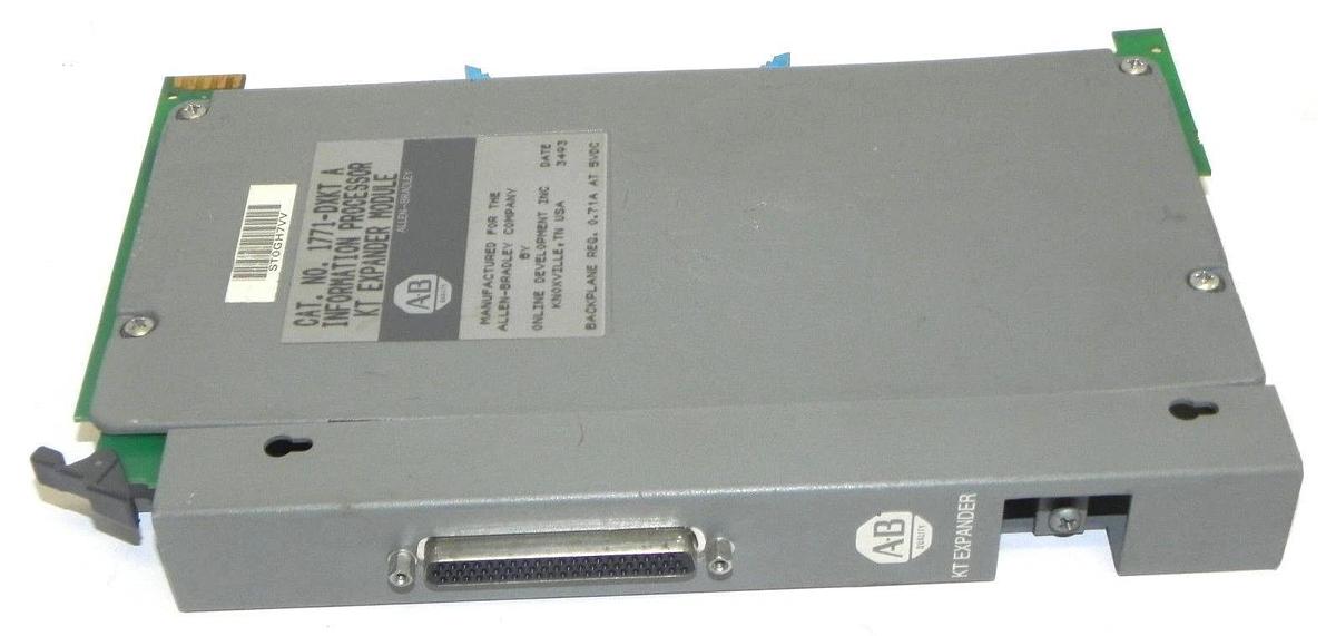 Used ALLEN BRADLEY 1771-DXKT INFORMATION PROCESSOR KT EXPANDER MODULE 1771-DXKT/A