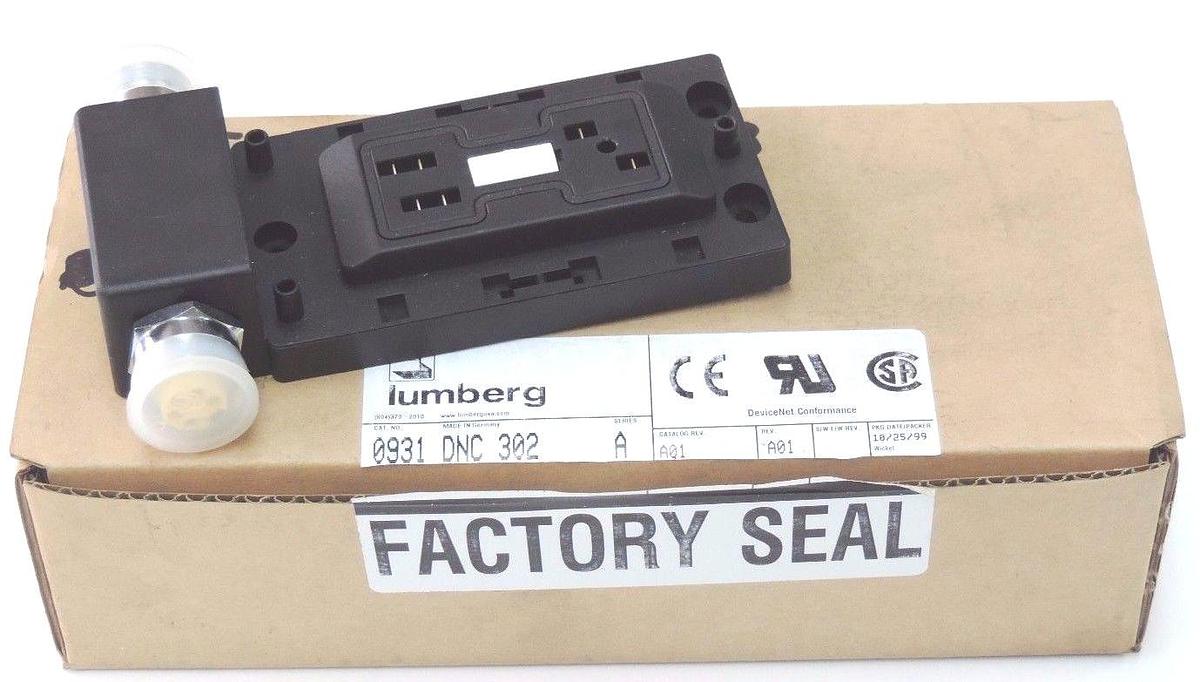 Used NIB LUMBERG 0931-DNC-302 DISTIBUTION BOX DEVICENET PASSIVE 8-PORT 0931DNC302