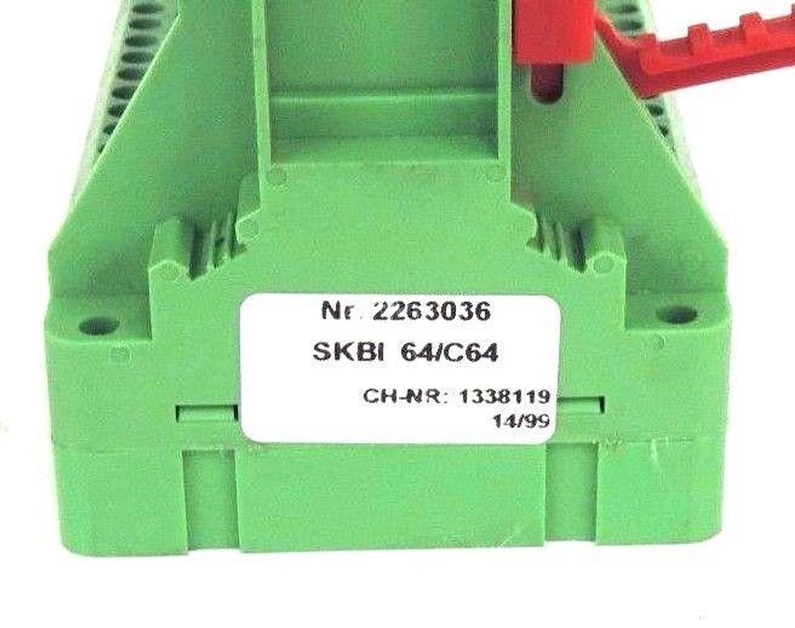Used PHOENIX CONTACT 2263036 PLUG IN CARD BLOCK 125V, 2.54MM, 4A