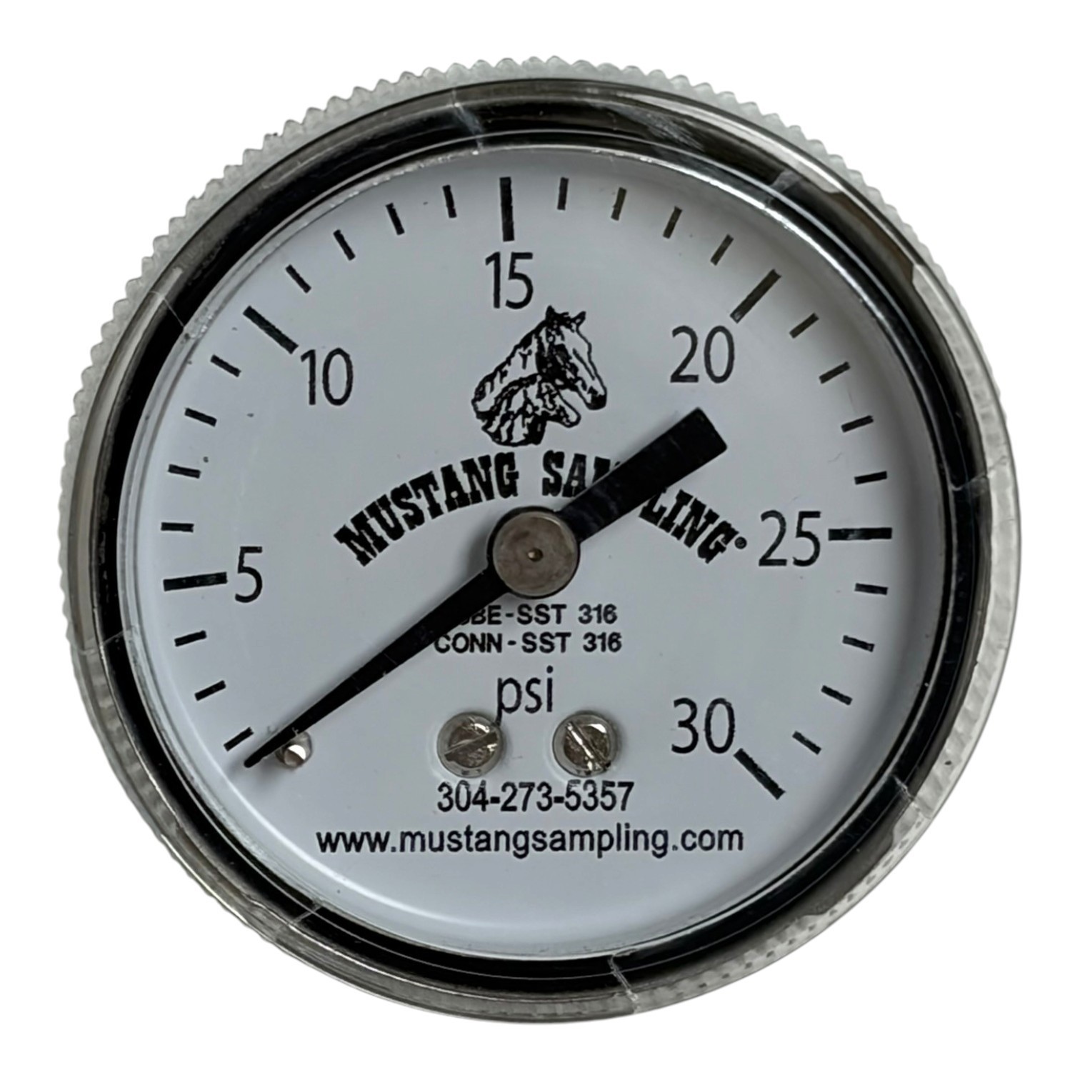 Used Ametek USG P1522 Pressure Gauge 0-30 PSI 2" Face 1/4 NPT CBM - New in Box