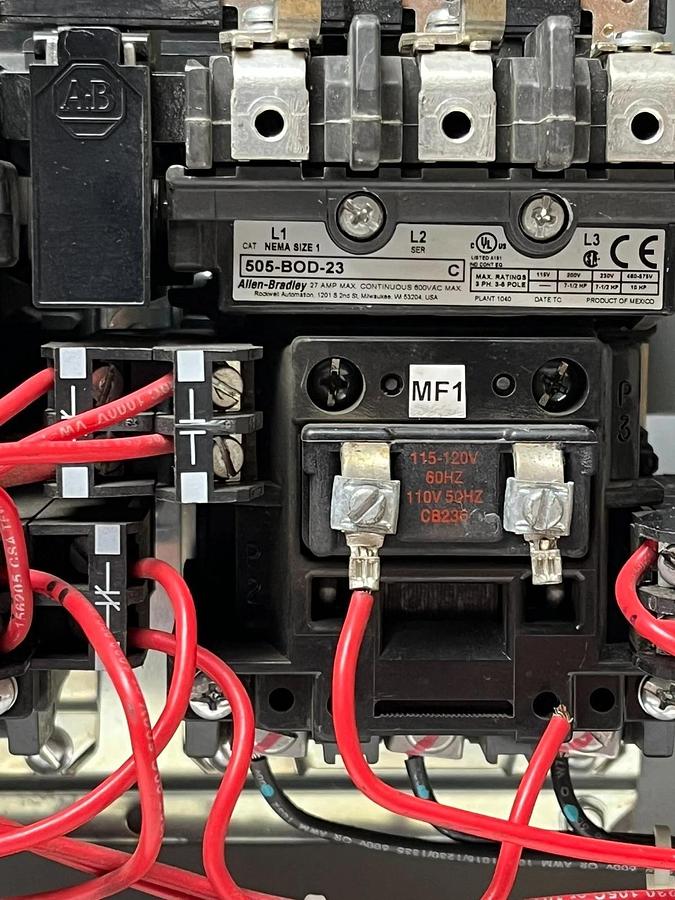 Used Allen Bradley 2107B-BABD-7FEEC Centerline 2100 MCC Bucket Size 1 Reversing