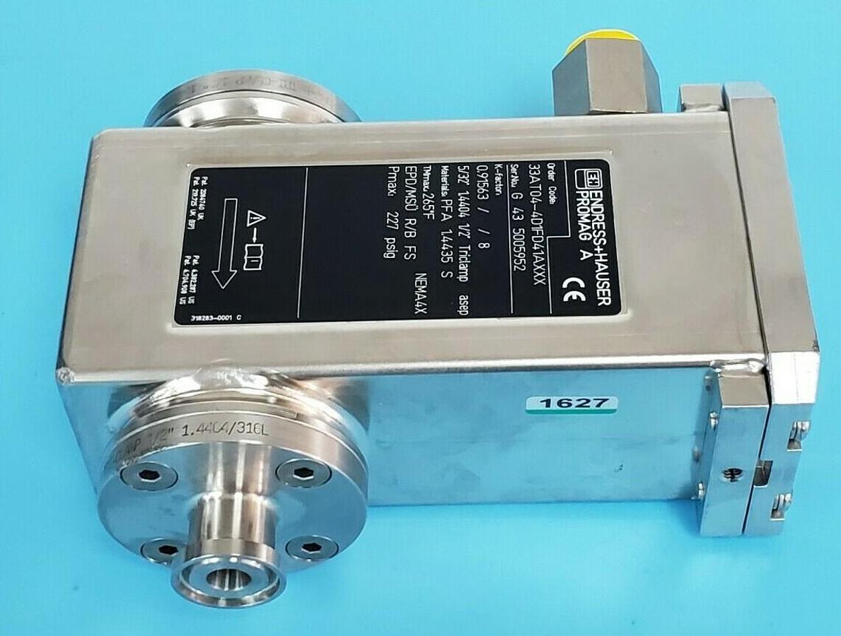Used NEW ENDRESS + HAUSER 33AT04-4D1FD41AXXX PROMAG A FLOWTUBE 0 91563