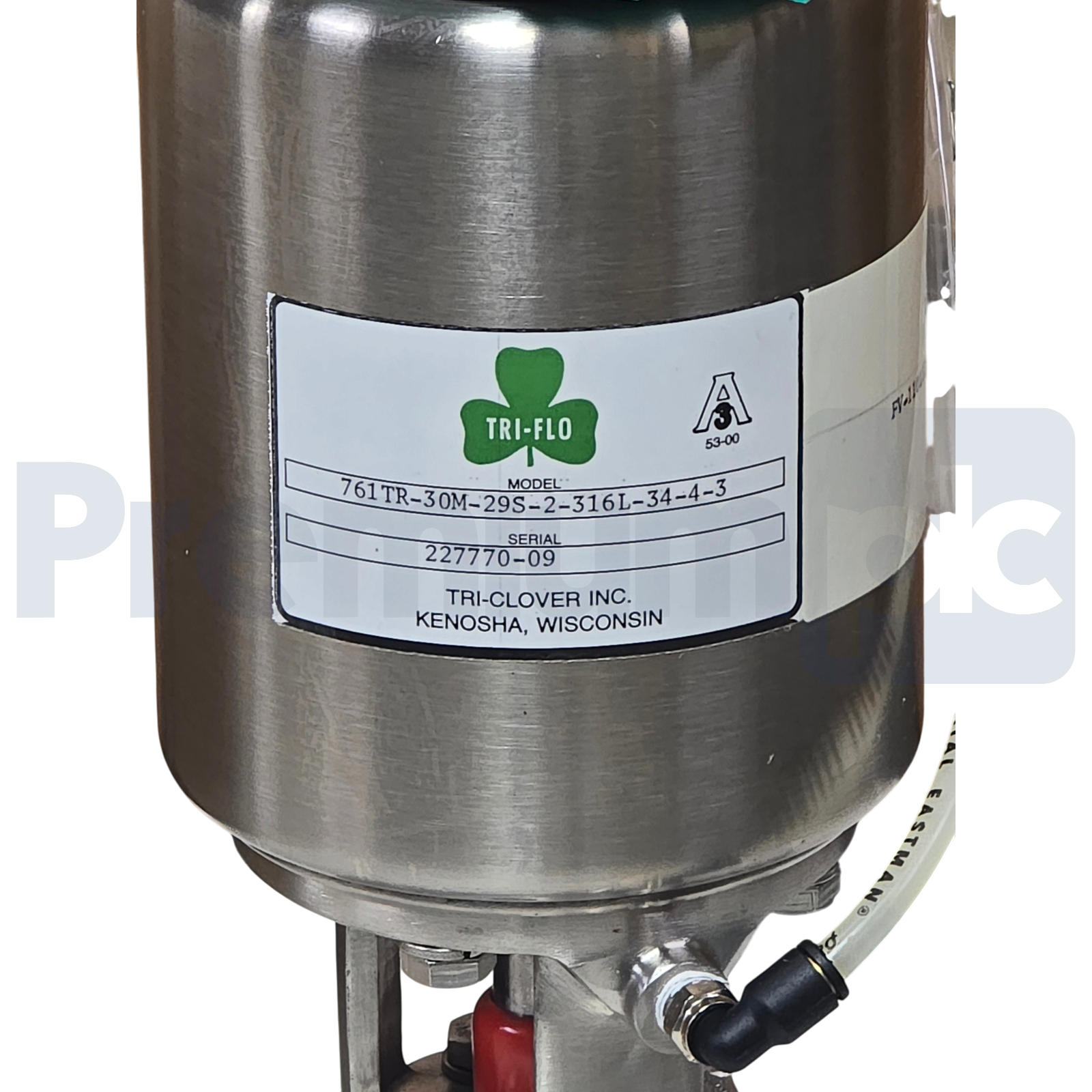Used Alfa Laval Tri-Clover 761TR 2" SS Air Seat Valve 761TR-30M-29S-2-316L-34-4-3 NEW