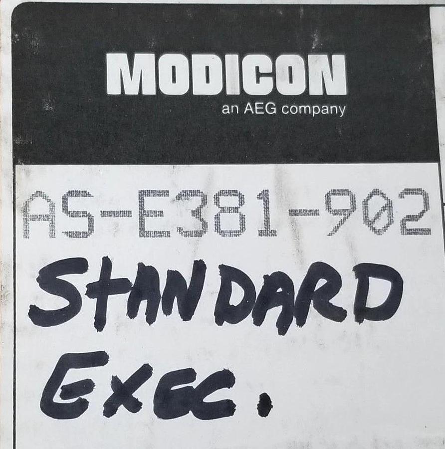 Used MODICON AEG AS-E381-902 EXECUTIVE MEMORY MODULE E381-902 AS-9593-000