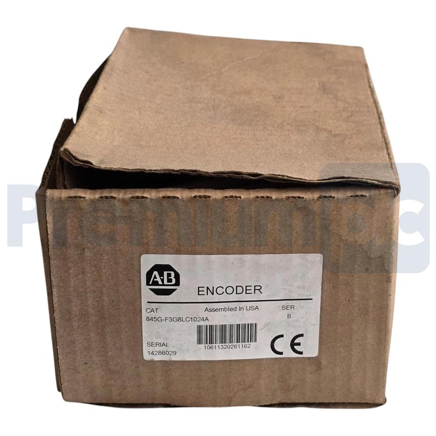 Used Allen-Bradley 845G-F3G8LC1024A /B Single-Turn Absolute Encoder Size 25 8–24VDC
