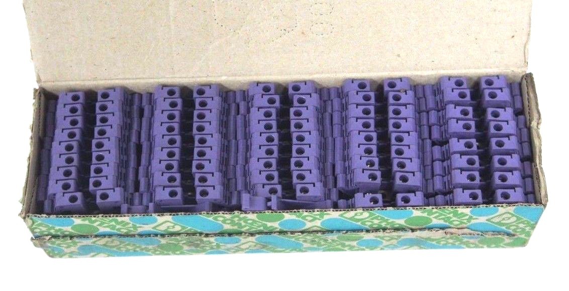 Used BOX OF 46 PHOENIX CONTACT 3008177 TERMINAL BLOCKS UK 5 N VT, 600V, 30A, 30-10AWG