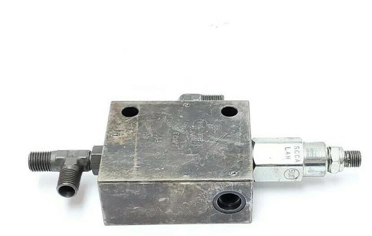 Used SUN HYDRAULICS ECH/S VALVE BLOCK ASSEMBLY 9G64 K1 ECHS
