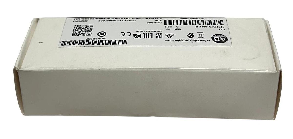 Used ALLEN BRADLEY 1732E-IB16M12R /B ArmorBlock 16-PT INPUT MODULE EtherNet/IP NSFS